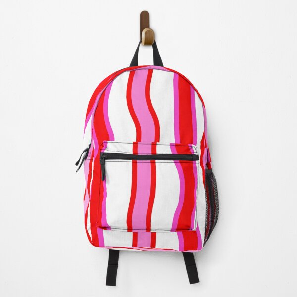 Item preview, Organic pink and red wavy stripe pattern - Bold and Summery designed and sold by Dominiquevari.