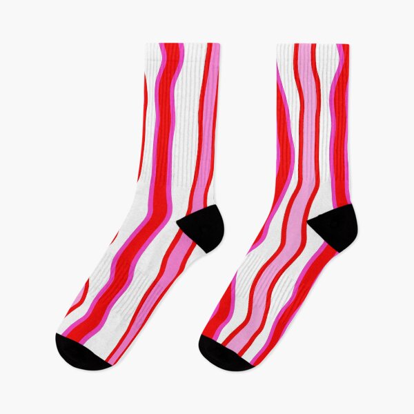 Item preview, Organic pink and red wavy stripe pattern - Bold and Summery designed and sold by Dominiquevari.