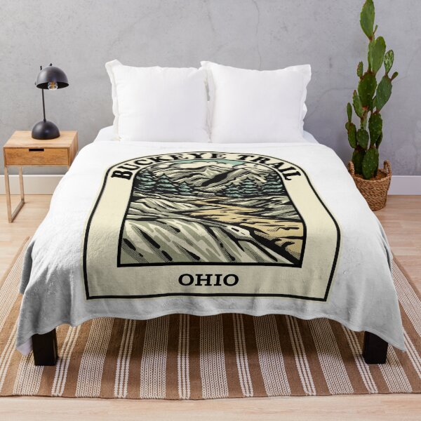 Aperçu de l'œuvre Buckeye Trail Ohio hiking backpacking trail créée et vendue par HalpinDesign.