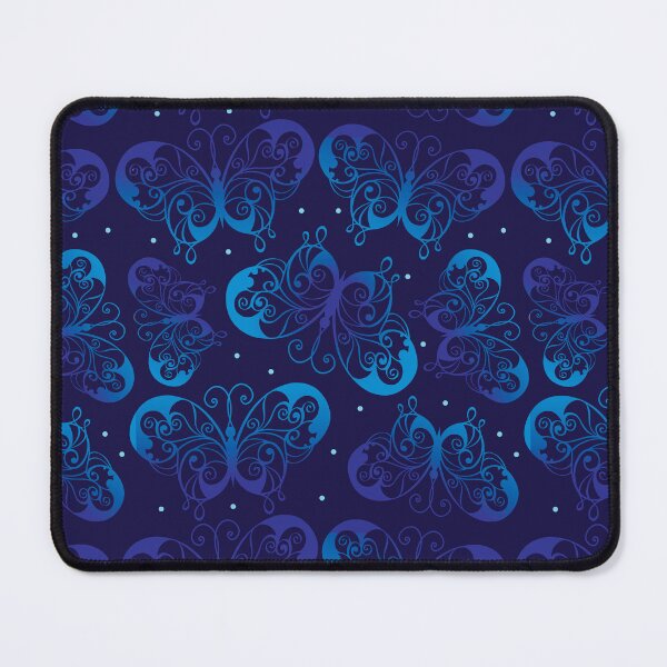 Item preview, Butterfly art of blue butterfly background - gift for butterfly lovers designed and sold by Alice-Elgawi.