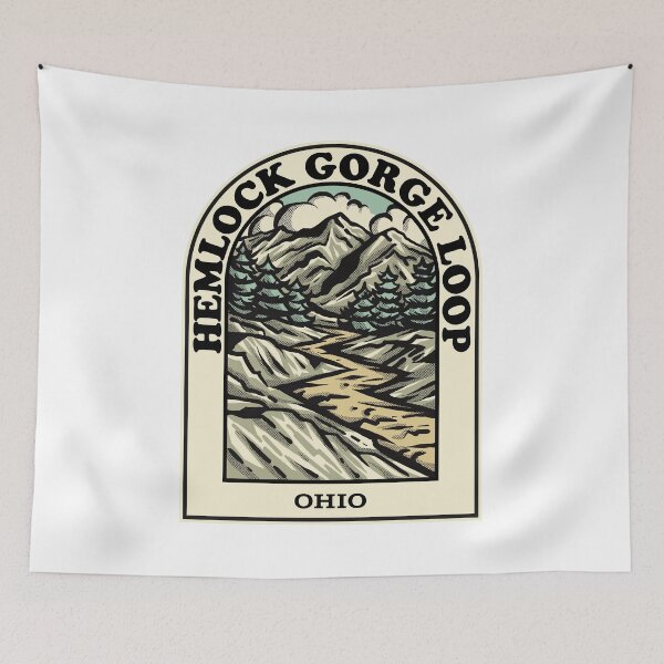 Item preview, Hemlock Gorge Loop Ohio hiking backpacking trail designed and sold by HalpinDesign.