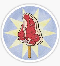 Meat Popsicle Sticker