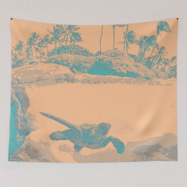 Item preview, Tropical Peach Turtle Beach designed and sold by Prevlin.