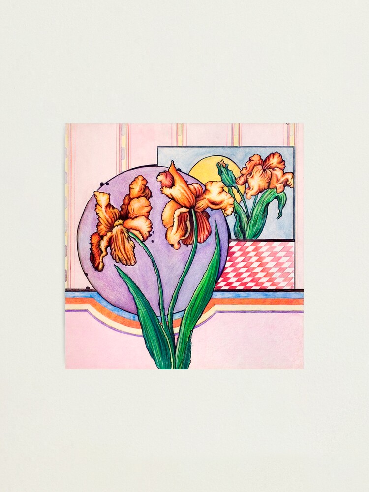 Alternate view of Iris Reflection, Mixed Media Photographic Print