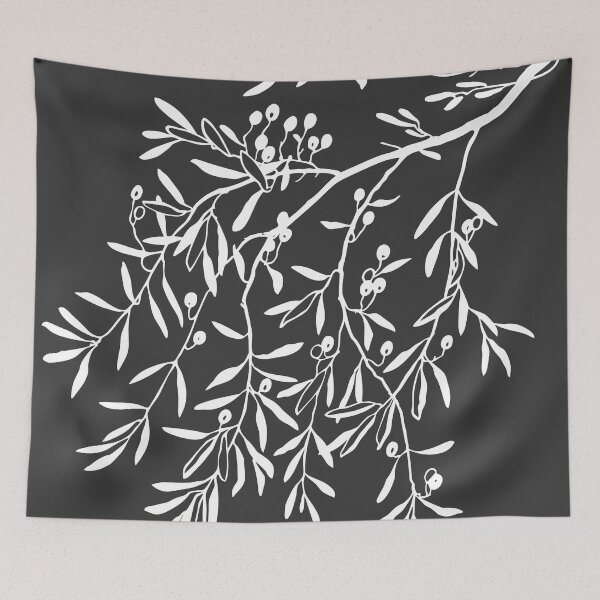 Item preview, Olea Europaea on Charcoal designed and sold by meggydesigns.