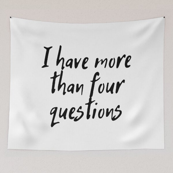 Item preview, Funny passover seder i have more than four questions designed and sold by Demna-S.