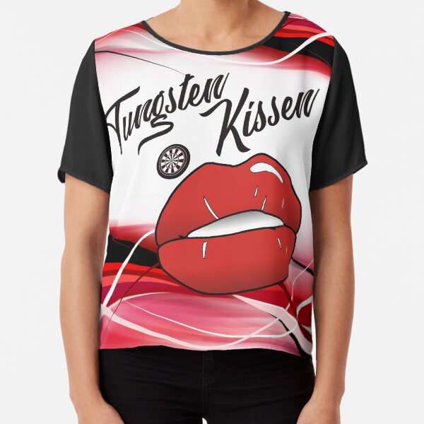 Tungsten Kissen Darts Team Chiffon Top