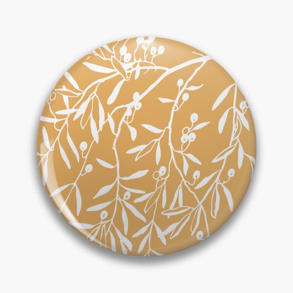 Item preview, Olea Europaea on Mustard Yellow designed and sold by meggydesigns.