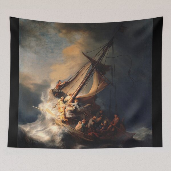 Item preview, The Storm on the Sea of Galilee. Painting by Rembrandt designed and sold by TeeARTHY.