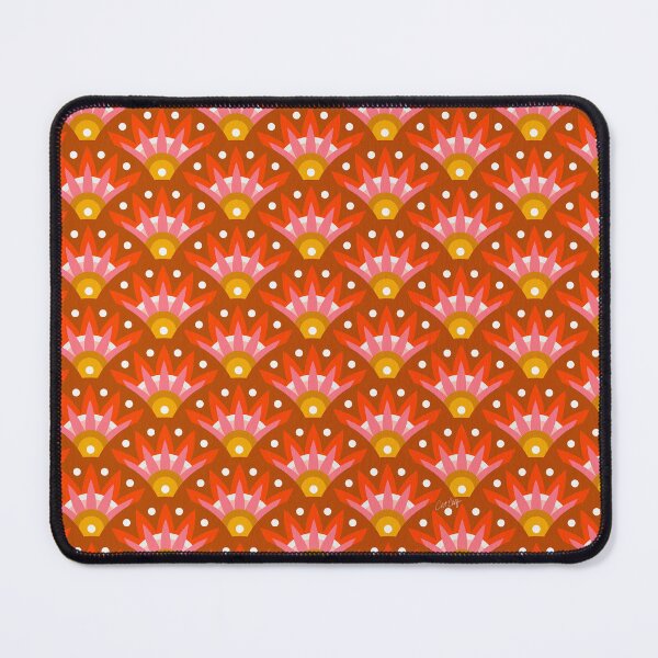 Item preview, Sunshine Power Seigaiha Wave – Retro Ochre designed and sold by Cat Coquillette.