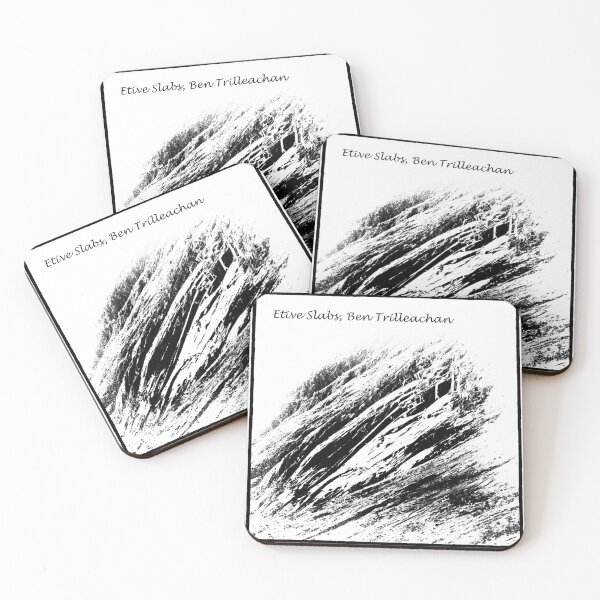 Item preview, Chalk and Charcoal Etive Slabs Ben Trilleachan, Glen Etive Lochaber Scotland designed and sold by Stravaigin.