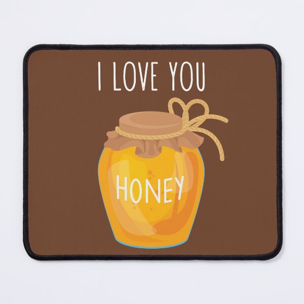 I Love Honey - Honey Heart Art Board Print for Sale by maxarus