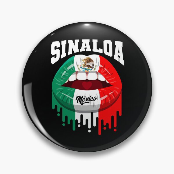 Item preview, Lips Kiss Sinaloa Mexico Flag designed and sold by Fr33m4n1111.