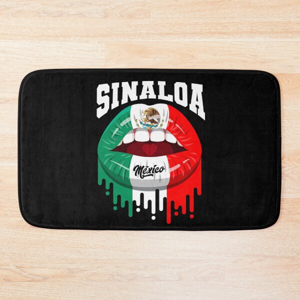 Item preview, Lips Kiss Sinaloa Mexico Flag designed and sold by Fr33m4n1111.