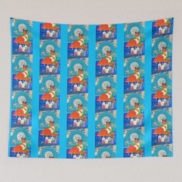 Item preview, Blue Boho Bookworm  designed and sold by artbyomega.