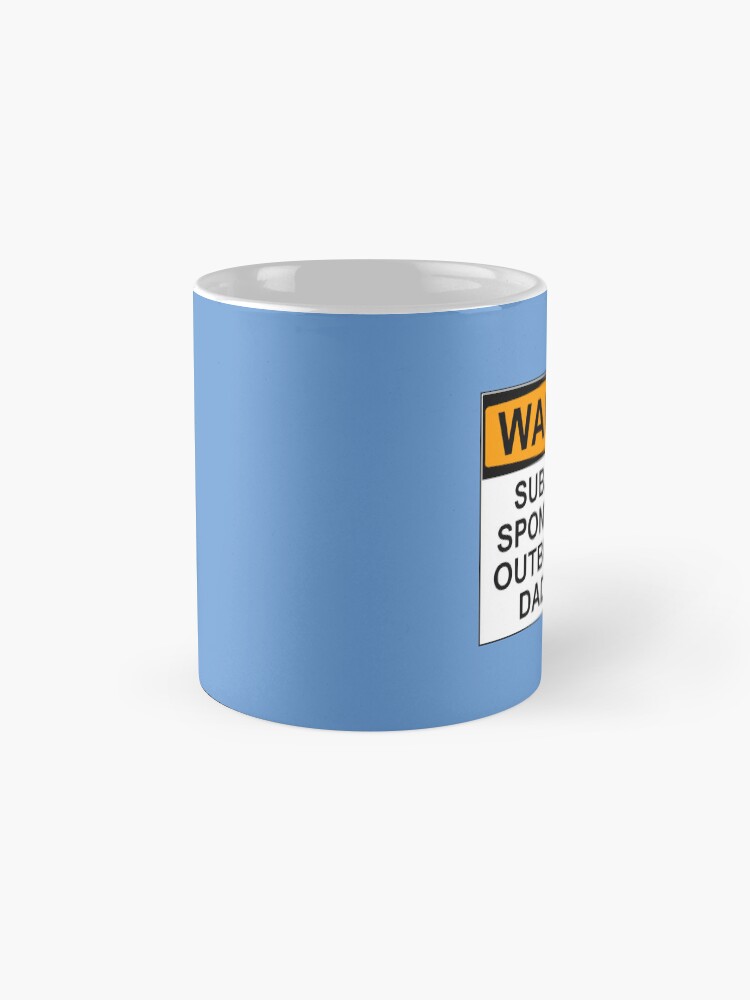 Alternate view of WARNING: SUBJECT TO SPONTANEOUS OUTBURSTS OF DAD JOKES Mug