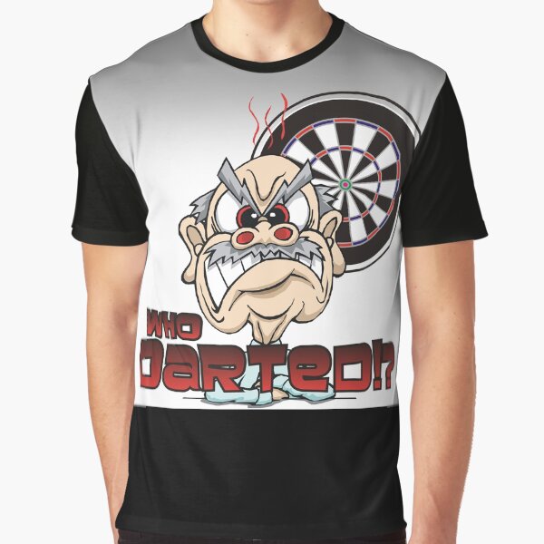 Who Darted Darts Team Graphic T-Shirt