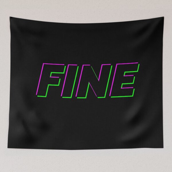 Item preview, Fine - Glitch Text designed and sold by Lovers and Ravers.