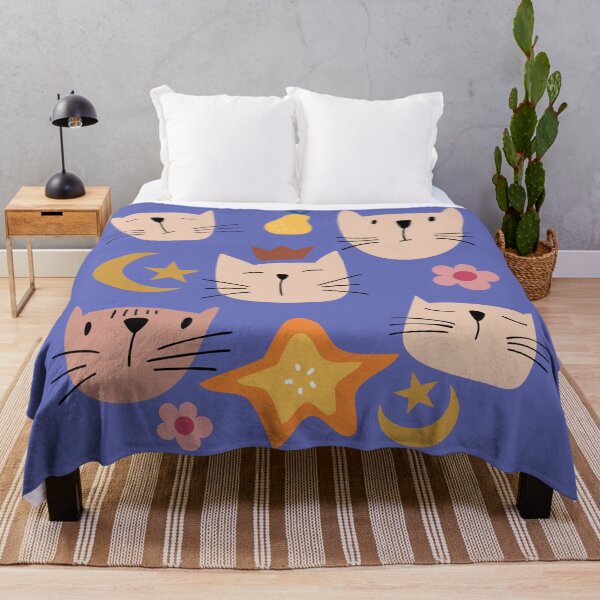Item preview, Cute Cat Face Pattern Cat And Cat Mom Matching designed and sold by BronikowskiART.