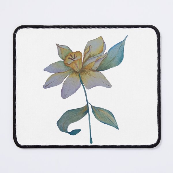 Item preview, Yellow watercolor flower designed and sold by caroberte.
