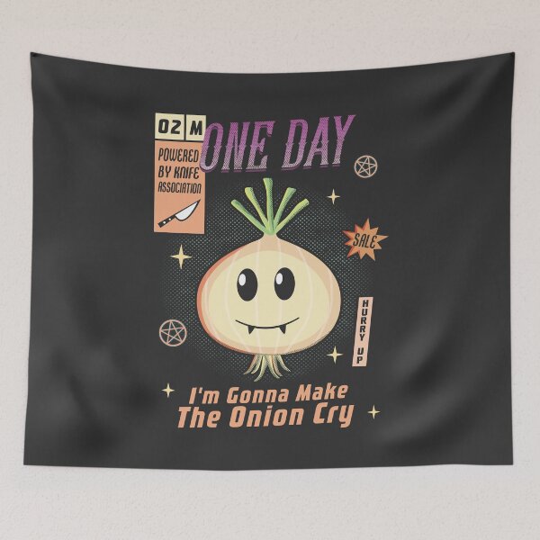 Item preview, Make The Onion Cry - Retro Vintage Style designed and sold by Abhishek Goldar.