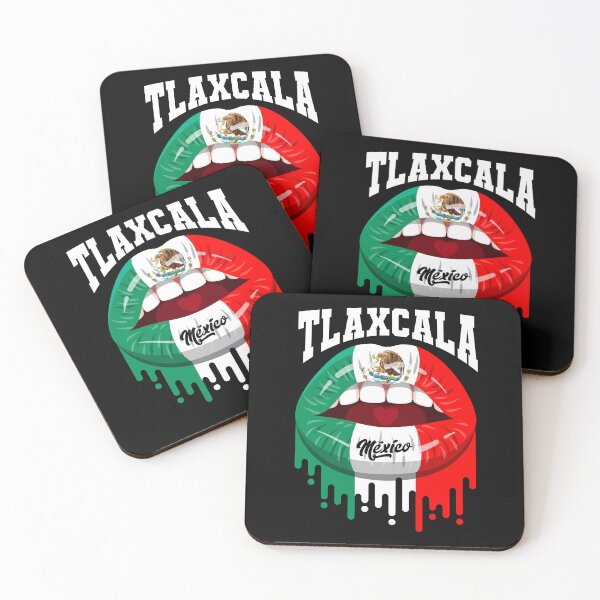 Item preview, Lips Kiss Tlaxcala Mexico Flag designed and sold by Fr33m4n1111.