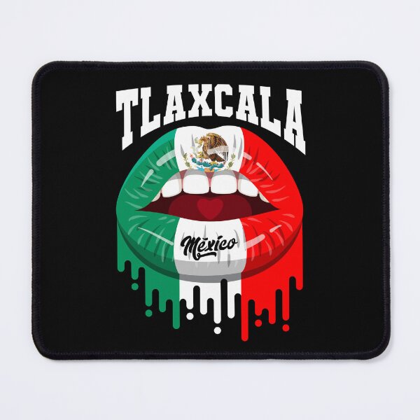 Item preview, Lips Kiss Tlaxcala Mexico Flag designed and sold by Fr33m4n1111.