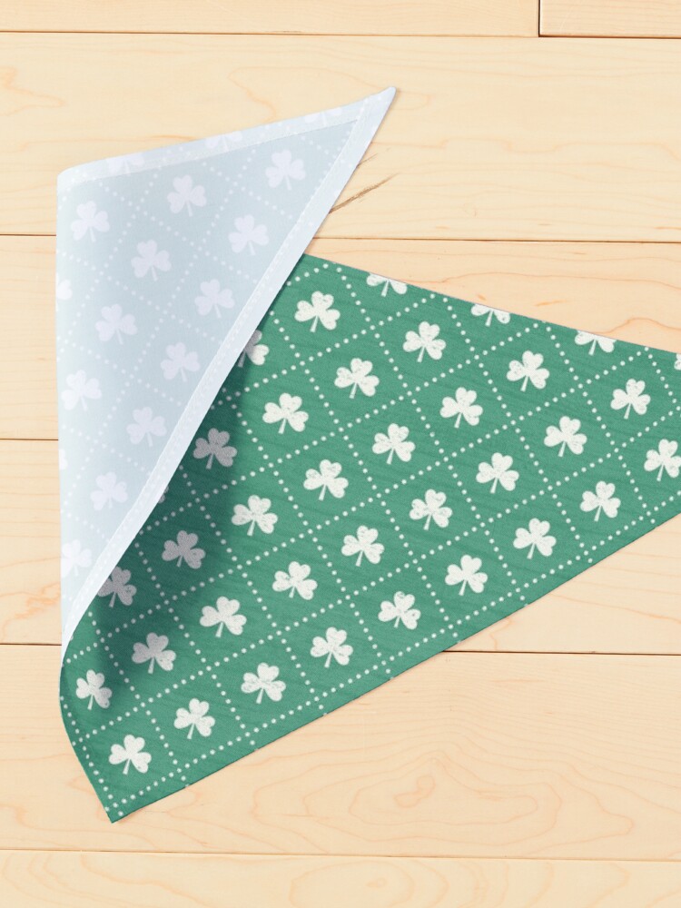 Alternate view of Shamrock On! - emerald Pet Bandana