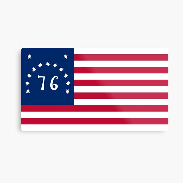 American 1776 Bennington flag Metal Print