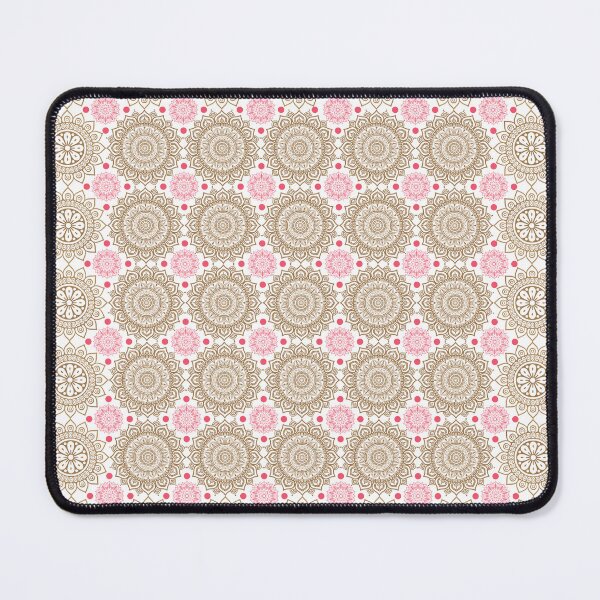 Item preview, Brown & Pink Mandala Grid Square designed and sold by SimplyByNatasha.