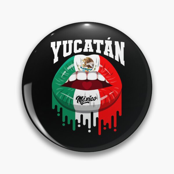 Item preview, Lips Kiss Yucatan Mexico Flag designed and sold by Fr33m4n1111.