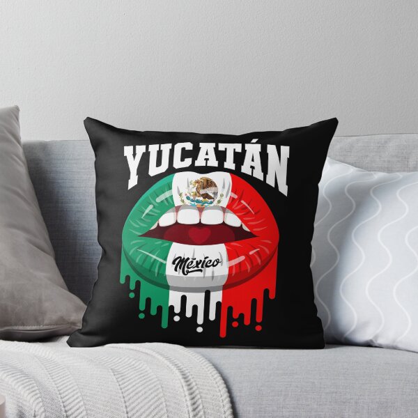Item preview, Lips Kiss Yucatan Mexico Flag designed and sold by Fr33m4n1111.