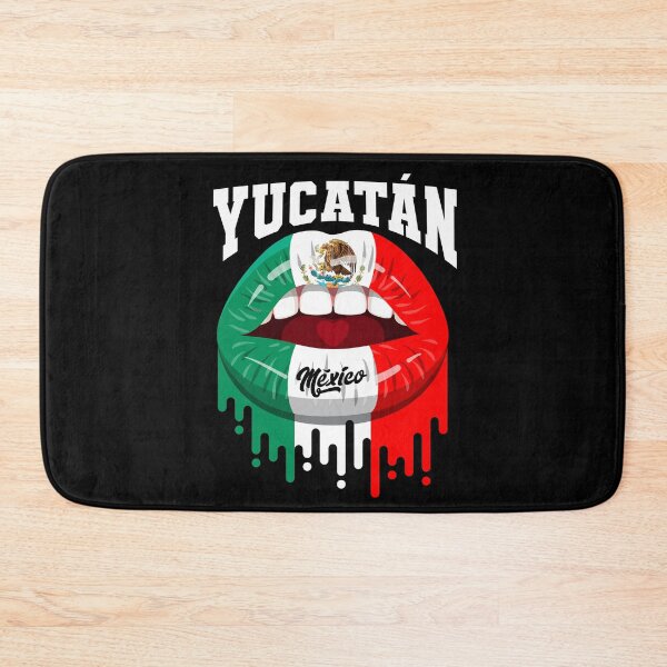 Item preview, Lips Kiss Yucatan Mexico Flag designed and sold by Fr33m4n1111.