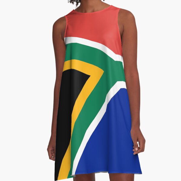 South African flag A-Line Dress