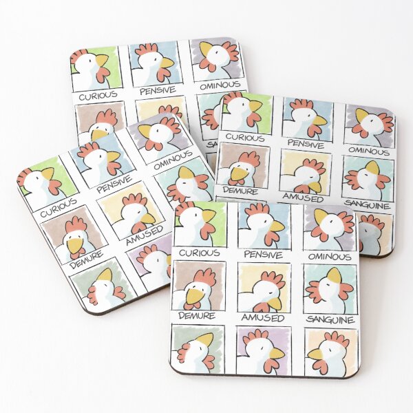 Item preview, Chicken Moods designed and sold by JohnnyDraws1.