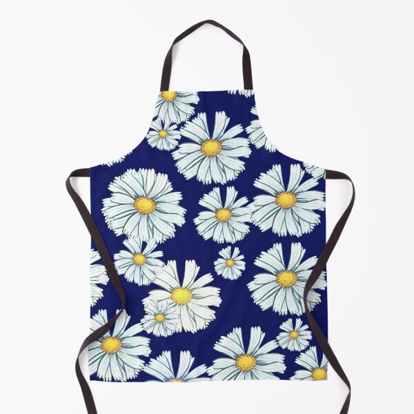 Item preview, daisies on blue designed and sold by ArtKseniia.