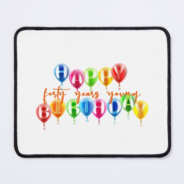 Item preview, Forty Years Young designed and sold by PawsitiveMum.