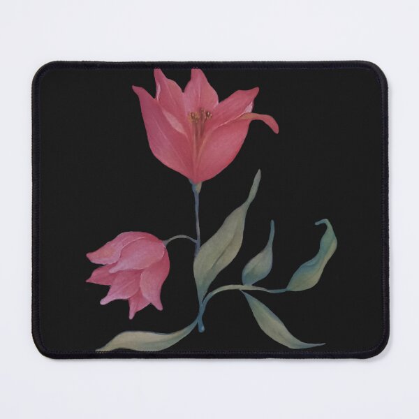 Item preview, Red and pink watercolor flower designed and sold by caroberte.