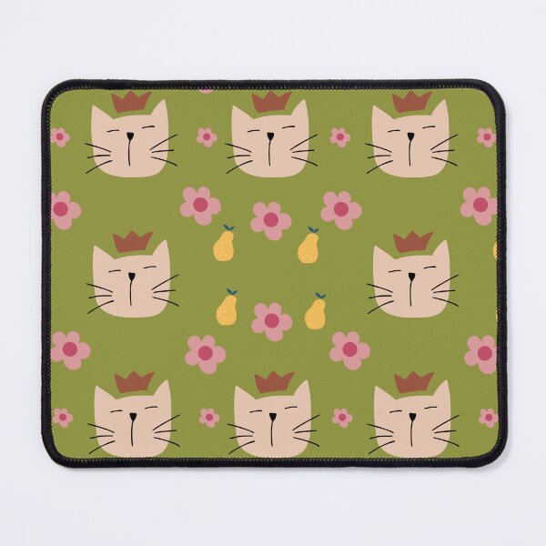 Artikelvorschau, Nettes Katzen-Gesichts-Muster-Katzen-und Katzen-Mamma-Matching entworfen und verkauft von BronikowskiART.