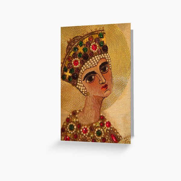 Item preview, Byzantine Style Virgin Mary designed and sold by wiggyofipswich.