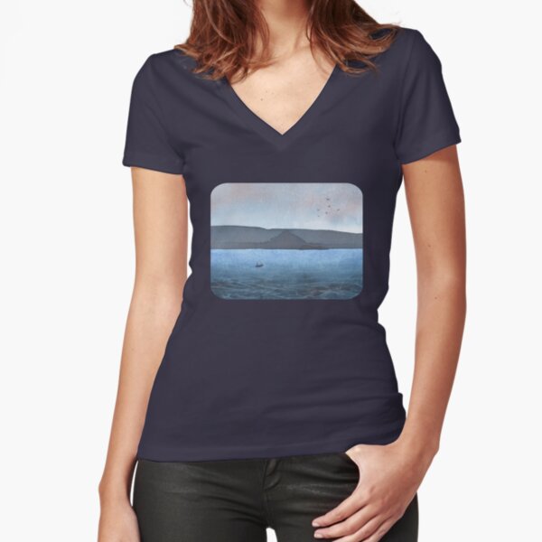 Fitted V-Neck T-Shirt