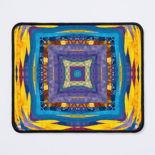 Item preview, Quilt in Blue Geometric Pattern designed and sold by MediaArtbyMara.