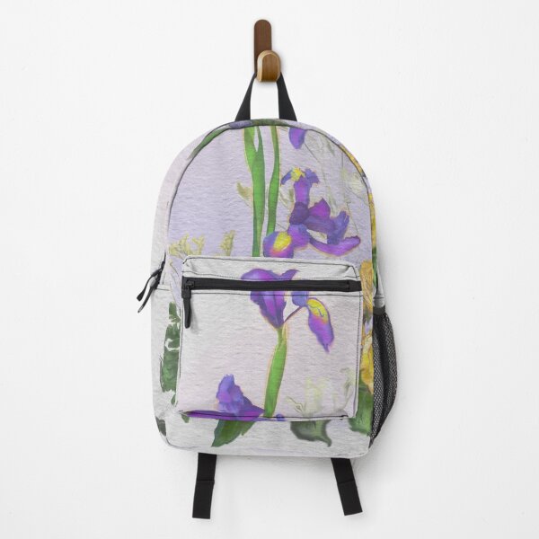 Item preview, Pretty iris ikebana watercolor flowers designed and sold by CuisineCat.
