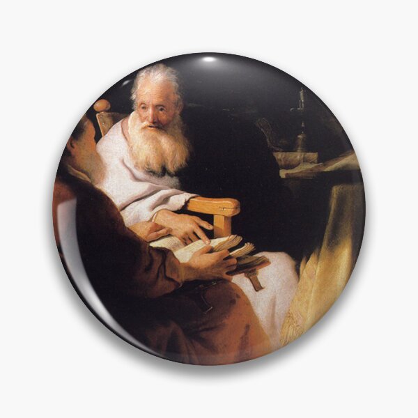 Item preview, Two Old Men Disputing-Rembrandt designed and sold by LumiereSasha.