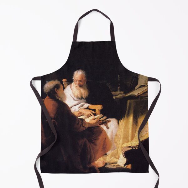 Item preview, Two Old Men Disputing-Rembrandt designed and sold by LumiereSasha.