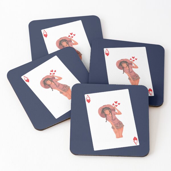 Item preview, Anime Girl Ace of Hearts Card designed and sold by Evolved-LovinIt.