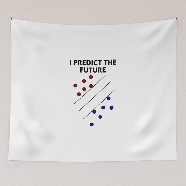 Item preview, Support Vector Machine, Predict the Future designed and sold by EncodedShirts.