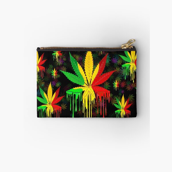 Item preview, Leaf Rasta Colors Dripping Paint designed and sold by BluedarkArt.