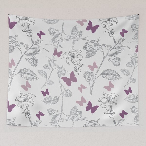 Artikelvorschau, Lily Flowers Art Design - Blumen und Blätter - Vintage Line Art Blumen entworfen und verkauft von Alice-Elgawi.