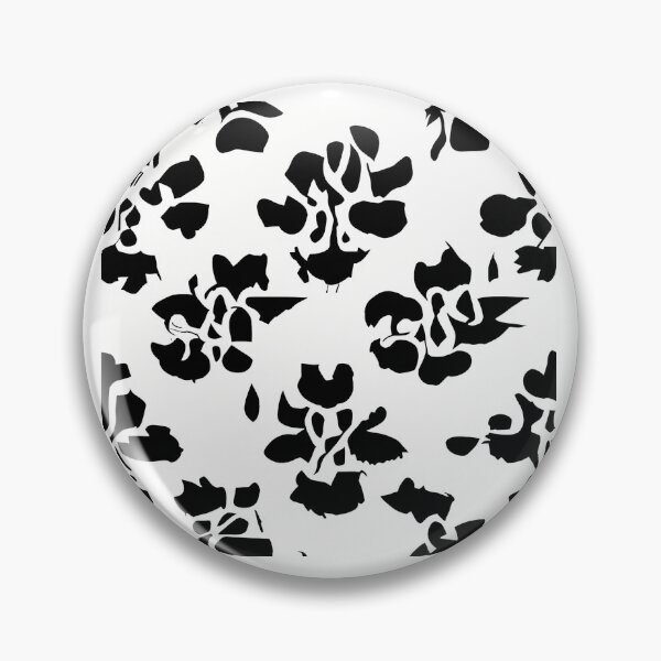 Item preview, Black and White Flower Pattern designed and sold by CGArtsy.